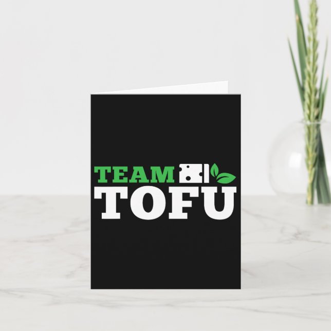 Tarjeta Equipo Tofu Workout Vegan Bodybuilding Fitness Pla (Anverso)