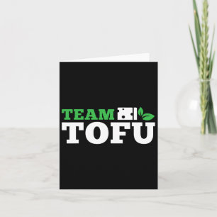 Tarjeta Equipo Tofu Workout Vegan Bodybuilding Fitness Pla