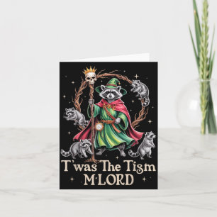 Tarjeta Era El Tism M'lord Brujo Payaso Mapache Bruja Au