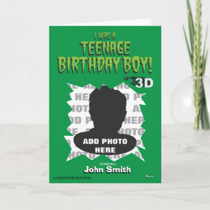Tarjeta ¡Era Un Niño De Cumpleaños Adolescente!