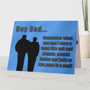 Tarjeta Éramos un papá del equipo