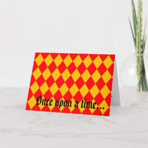 Tarjeta "Érase una vez... felizmente para siempre". Tarjet