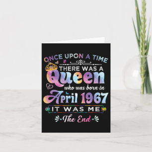 Tarjeta Érase Una Vez Una Reina Nacida El 1 De Abril