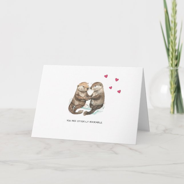 Tarjeta Eres absolutamente adorable (Anverso)