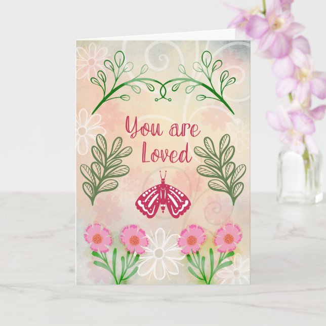 Tarjeta Eres Amado (Orquídea)