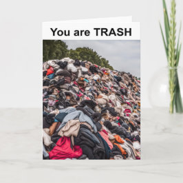 Tarjeta Eres BASURA.
