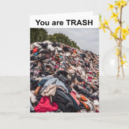 Tarjeta Eres BASURA.