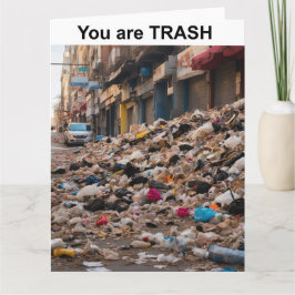 Tarjeta Eres BASURA.