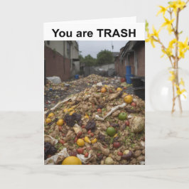 Tarjeta Eres BASURA.