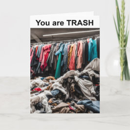 Tarjeta Eres BASURA.
