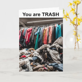 Tarjeta Eres BASURA.