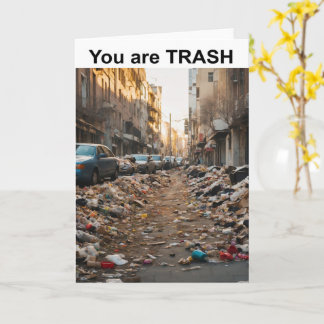 Tarjeta Eres BASURA.