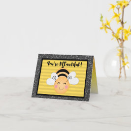 Tarjeta ¡Eres BEEinda! Abeja