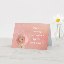 Tarjeta Eres Cáncer Fuerte Enfermedad Grave Mejorarse