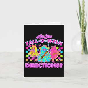 Tarjeta ¿Eres divertido profesor fantasma de Fall-o-ween?