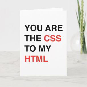 Tarjeta Eres el CSS para mi HTML