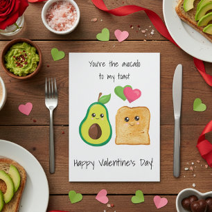 Tarjeta Eres el El día de San Valentín de aguacate a mi to