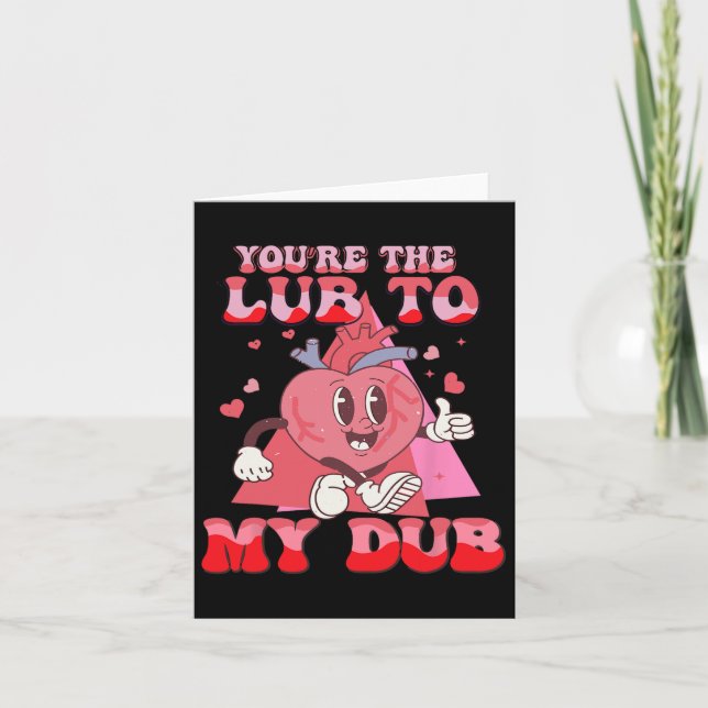 Tarjeta Eres el Lube para mi enfermera Cvicu Valentine Ca (Anverso)