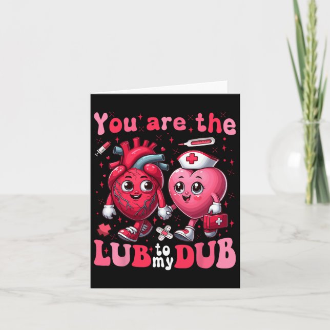 Tarjeta Eres El Lubricante Para Mi Enfermera De Dub Cvicu  (Anverso)