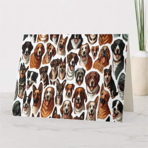 Tarjeta Eres el mejor Personalizado de perros.