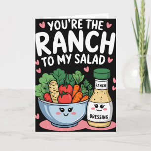 Tarjeta Eres El Ranch Para Mi Ensalada Día De San Valentín