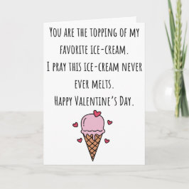 Tarjeta Eres el Topping - Ice Cream Love
