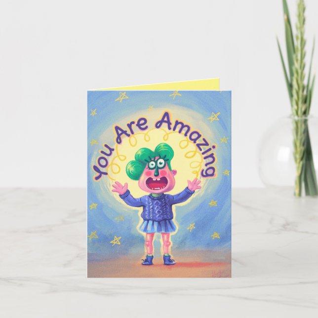 Tarjeta Eres Increíble (Anverso)