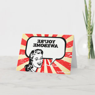 TARJETA ERES INCREÍBLE