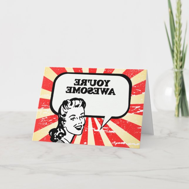 TARJETA ERES INCREÍBLE (Anverso)