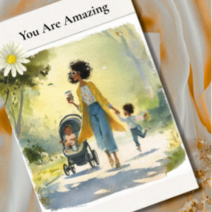 Tarjeta Eres Increíble - Día de las Madres Afroamericanas