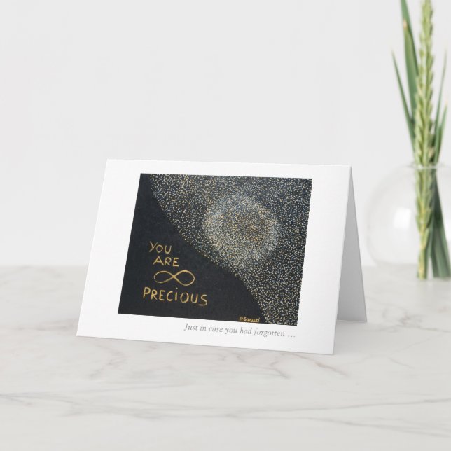 Tarjeta Eres Infinitamente Precioso (Anverso)