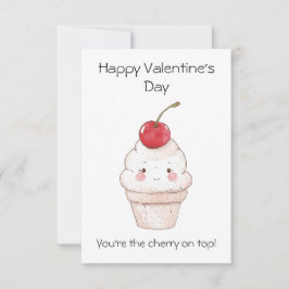 Tarjeta ¡Eres la guinda del pastel! – Dulce Día de San Val