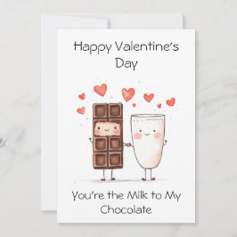 Tarjeta Eres la Leche para mi Chocolate – Dulce y divertid