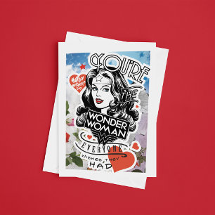 Tarjeta Eres La Mujer Maravilla Que Todos Desean Que Tuvie