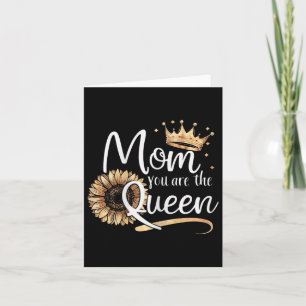 Tarjeta Eres La Reina Girasol Feliz Día de la Madre