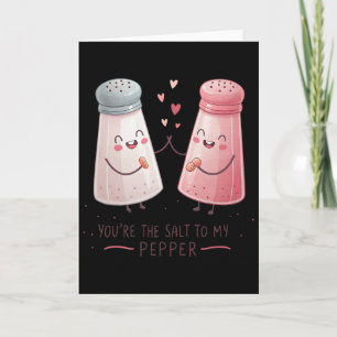 Tarjeta Eres La Sal De Mi Pimienta Comida Para Parejas De 