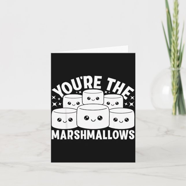 Tarjeta Eres los malvaviscos de mi Día de San Valentín de  (Anverso)