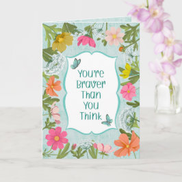 Tarjeta Eres Más Valiente De Lo Que Crees Jardín Floral