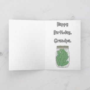 Tarjeta Eres medio una gran dilla - Cumpleaños del abuelo