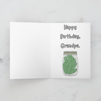 Tarjeta Eres medio una gran dilla - Cumpleaños del abuelo