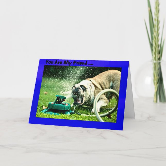 Tarjeta Eres mi amigo (Anverso)