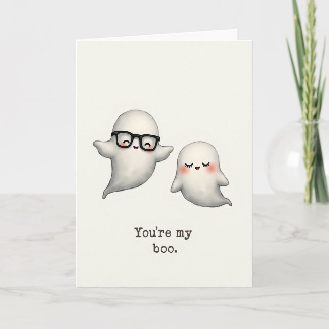 Tarjeta Eres Mi Boo (Anverso)