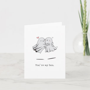 Tarjeta 'Eres Mi Boo' - Tarjeta de Cumpleaños de A
