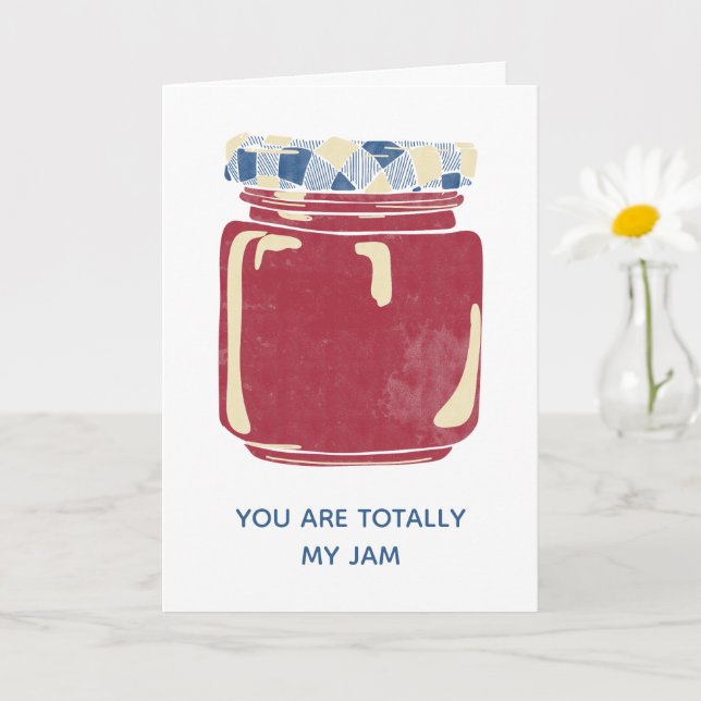 Tarjeta Eres Mi Día de San Valentín Personalizado De Jam C (Planta pequeña)