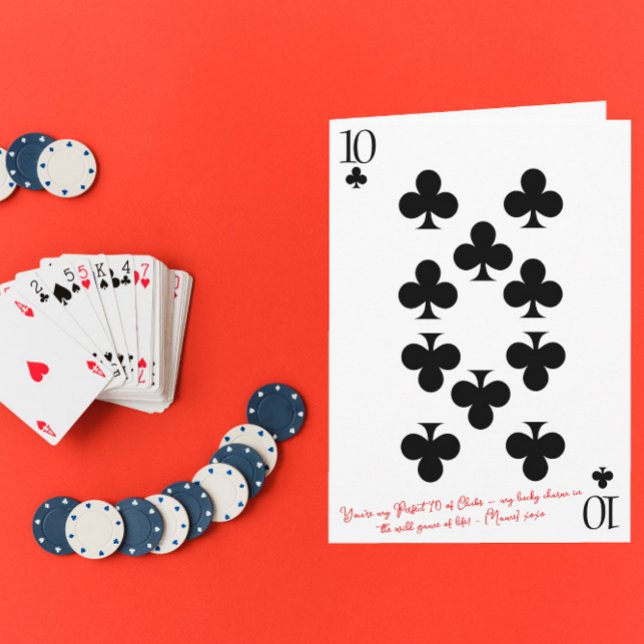 Tarjeta Eres mi diez perfecto Sota de tréboles del día de  (Subido por el creador)