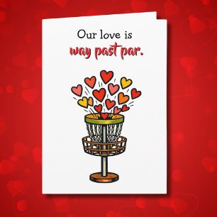 Tarjeta Eres mi Hoyo en Uno San Valentín Disc Golf