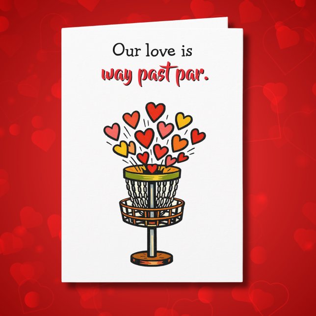 Tarjeta Eres mi Hoyo en Uno San Valentín | Disc Golf (Subido por el creador)