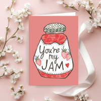 ERES MI JAM Ilustración de Fresa Amor Personalizad