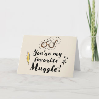 Tarjeta Eres Mi Muggle Favorito™