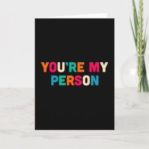 Tarjeta Eres mi persona